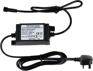 LED Driver Adapter Power Supply Waterproof Transformers for Led Decking Light UK - Picture 1 of 9