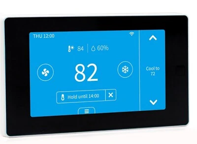 Smart Thermostat for House with C-Wire Adapter, Programmable WiFi Thermostat Com - Image 1 of 4