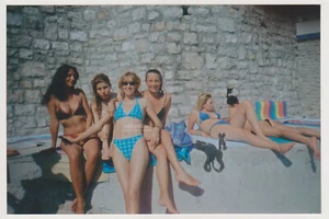 Traje de baño de playa bastante atractivo para mujeres jóvenes bikini natural tetona foto femenina - Imagen 1 de 8