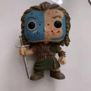 William Wallace Braveheart Blood Splattered Face #368 Funko Pop! Vinyl RARE - Bild 1 von 4