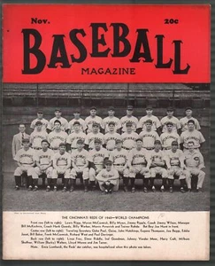 Baseball Magazine 11/1940-'40 World Series-Ted Williams-'40 Reds-MLB-pix-info-FN - Picture 1 of 2