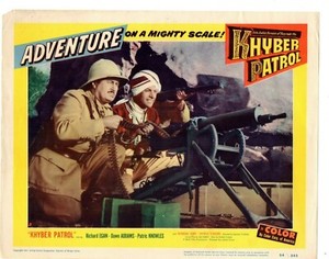 RICHARD EGAN DAWN ADDAMS KHYBER PATROL 1954 ORIG 11X14 LOBBY CARD  LC5653