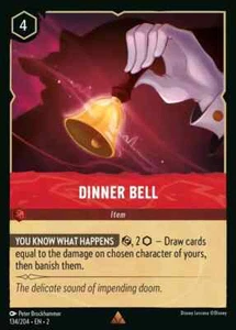 Dinner Bell 134/204. Lorcana Rise of the Floodborn - Picture 1 of 2