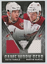 2013 Panini Titanium Keith Yandle Martin Hanzel Dual Jersey /300 Phoenix Coyotes