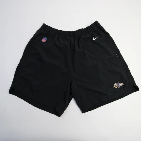 Baltimore Ravens Nike NFL On Field Apparel Dri-Fit Practice Shorts Men's Used Cover