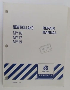New Holland MY16 MY17 MY19 Lawn and Garden Tractors Repair Manual 87045362 2/04 - Picture 1 of 8
