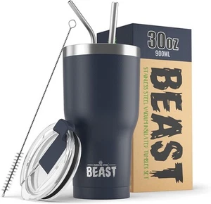 Beast 30 oz Tumbler Stainless Steel Vacuum Insulated Coffee Ice Cup Double Wa... - Picture 1 of 7