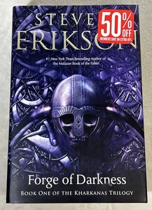 Steven Erikson Forge Of Darkness Hardcover Book 1 Of Kharkanas Trilogy 2012 Tor - Picture 1 of 8