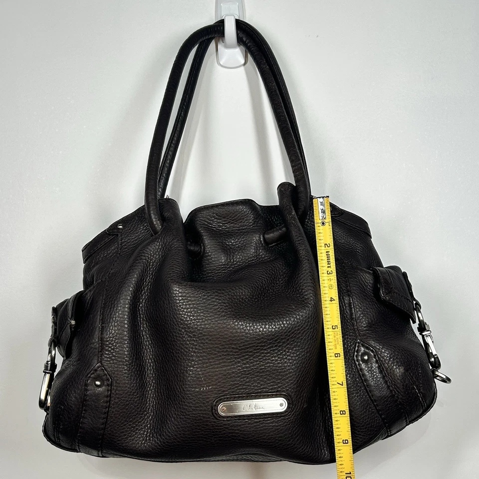 Bolso de Hombro Cartera Cole Haan Marrón Cuero Guijarro - Estilo Clásico Foto 1 de 4