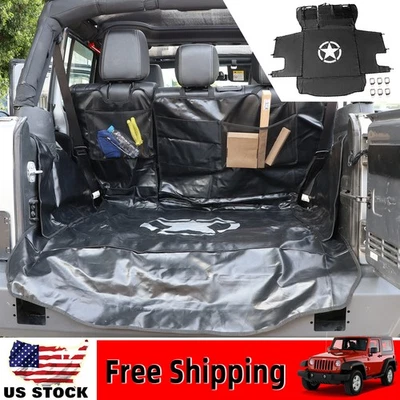 Star Trunk Cargo Liner Pet Dog Car Seat Cover For Jeep Wrangler JK JL 2007+ 4Dr - Image 1 of 4