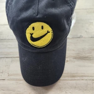 Nike Hat Cap Strap Back Smiley Face Have A Nike Day Patch One Size - Picture 1 of 9