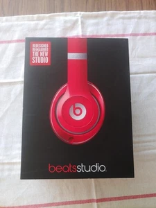 Beats By Dr. Dre Studio 2.0 Wired Headphones Over-Ear wired - Red - Picture 1 of 6