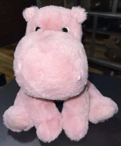 Peluche The Bear Factory IPPOPOTAMO ROSA 13" ~ STASH DOLL con cerniera - Foto 1 di 17