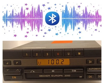 Becker Europa 2000 BE1100 Bluetooth Radio Player Porsche BMW Mercedes w124 w201 - Bild 1 von 4