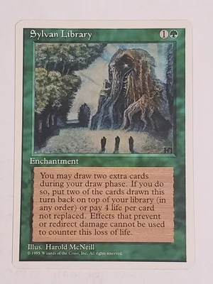 MTG Sylvan Library (4th Edition/Green/R) - BGM - Image 1 of 4