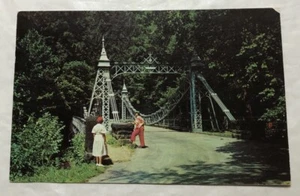 Suspension Bridge, Youngstown, Ohio. Postcard (B3) - Picture 1 of 2