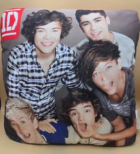 Cojín fotográfico One Direction 2013 1D almohada 13" x 13" usado en excelente estado - Imagen 1 de 20