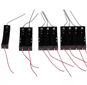 Custodia scatola portabatteria in plastica per 1-4 batterie ricaricabili U - Foto 1 di 5