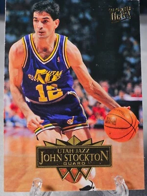 JOHN STOCKTON 1995-96 FLEER ULTRA CARD NM-MT CONDITION UTAH JAZZ BASKETBALL NM - Image 1 of 4