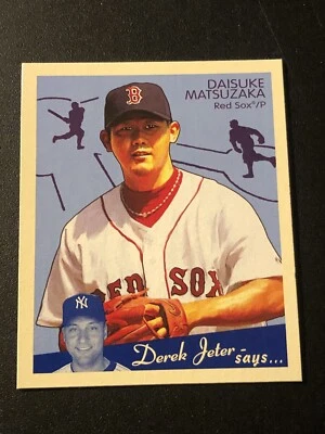 2008 Upper Deck Goudey Mini Blue Back Daisuke Matsuzaka #28 - Image 1 of 2