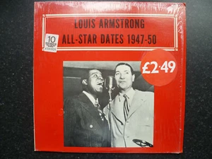 Louis Armstrong 'All-Star Dates 1947-50 (QSR2436) Rare USA Imported LP Near Mint - Picture 1 of 5