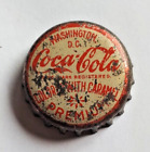 rare USA COCA COLA crown  soda bottle cap 1925 Washington D.C. solid cork