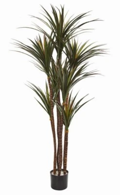 NEW Nearly Natural 5.5' Giant Yucca Artifical Tree UV Resistant - Image 1 of 4
