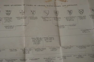 GENEALOGIE FAMILY OF BRYAN COOKE ESQ THE SEIZE QUARTIERS ENVOI 1857 RELIURE  - Foto 1 di 1