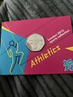 bu royal mint carded Olympic 50 pence Athletics 50p coin BU