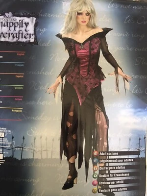 Disfraz de princesa zombi para adulto belleza rastrera infelizmente para siempre Halloween Foto 1 de 4