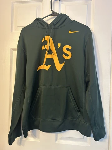 New Nike Genuine Merchandise Oakland A's Athletics MLB Baseball Men's Hoodie M Cover
