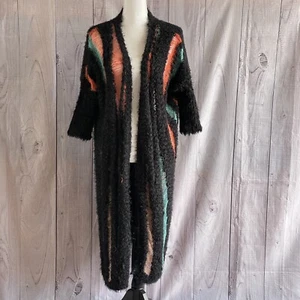 Voice of California Long Sweater, Size L/XL, Polyester Blend, 3/4 Sleeve - Picture 1 of 11