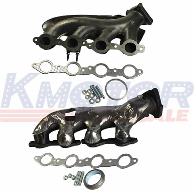 Par de colectores de escape izquierdo derecho para Silverado Savana Escalade Avalanche H2 Foto 1 de 4