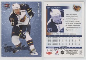 2008-09 Fleer Ultra Ice Medallion /100 Ilya Kovalchuk #1