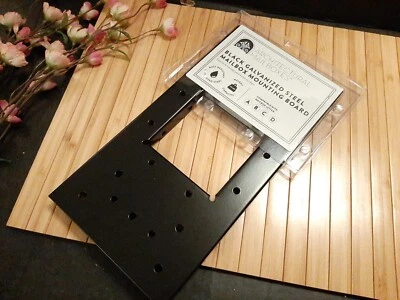 Architectural Mailboxes UMBS0B06AM Mounting Board, Steel Accessory, Black New - Image 1 of 4