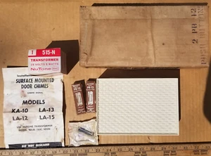 CD-110N Door Bell Chime & Transformer NuTone VINTAGE New Old Stock, Box got Wet - Picture 1 of 12