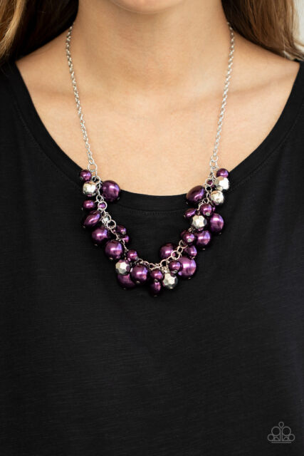 Trend Worthy - purple - Paparazzi necklace – JewelryBlingThing
