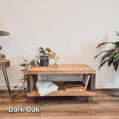 Rustic Tv Stand / Rustic Handmade Tv Unit  4inch Metal Legs / TV Stand /  - Image 1 of 4