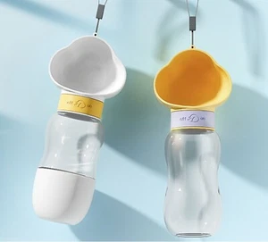 Botella de agua portátil grande para perros 600 ml dispensador de botellas de agua de viaje para mascotas GRATIS - Imagen 1 de 17