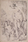 Joseph Bergler Venus Amor Hummer Bad Klassizismus Kupferstich Monogrammiert 1805