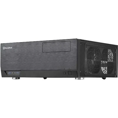 SilverStone SST-GD09B, HTPC-Gehäuse, schwarz - Bild 1 von 4