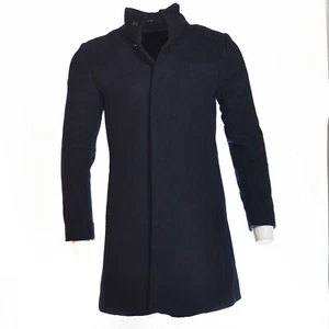 Tiger of Sweden Egal Wool Coat - Dark Blue - Size 46 - Picture 1 of 8