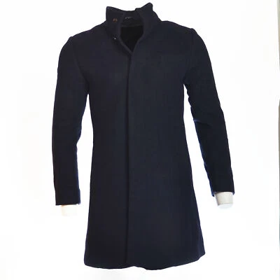 Tiger of Sweden Egal Wool Coat - Dark Blue - Size 46 - Image 1 of 4