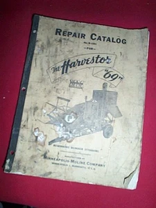 Minneapolis Moline Harvestor 69 Farm Tractor Owner Operator's Manual - Picture 1 of 3