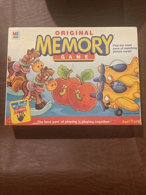 Sealed 1996 Original Memory Game 1996 by Milton Bradley Game Little Kids Love! - Image 1 of 4