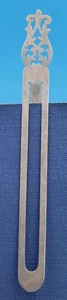 VINTAGE STERLING SILVER BOOKMARK - CLASSIC DESIGN - HALLMARKED - 14CM -   [53] - Bild 1 von 1