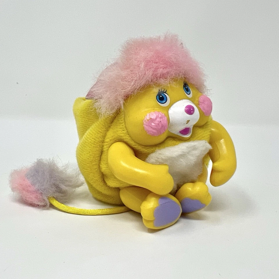 Vtg 1986 Mattel Pocket Popples Potato Chip Yellow Stuffed Animal Plush Toy - Image 1 of 4
