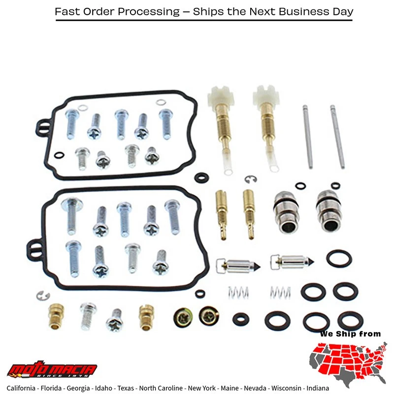 KIT RECONSTRUCCIÓN CARBURADOR BICICLETA ALL BALLS Yamaha XVS65 V-Star 650 Custom 1998-2005 Foto 1 de 1