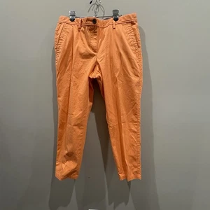 Talbots Hose Damen 10P Relaxed Chino Caprihose Orange Freizeit Sommer  - Bild 1 von 8