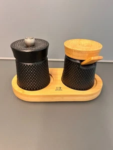 PEUGEOT Gewürzset BALI: Pfeffermühle & Salzgefäß, Gusseisen, top Zustand - Bild 1 von 6